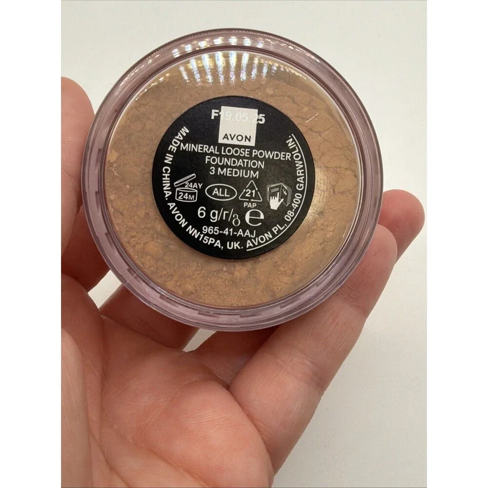 Avon Makeup + Care Mineral Loose Powder Foundation Shade 3 Medium